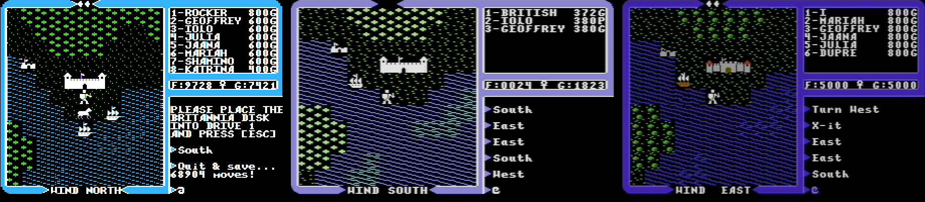 Ultima IV for Apple II, C64, Remastered